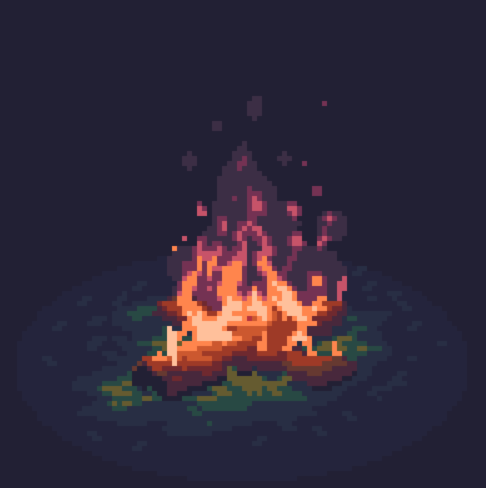 Логотип Bonfire world